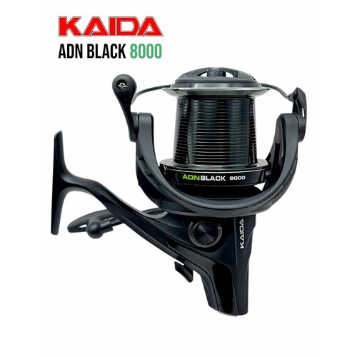Катушка Kaida ADN Black 8000 7+1 карповая, силовая, катушка с быстрым фрикционом кайда адн