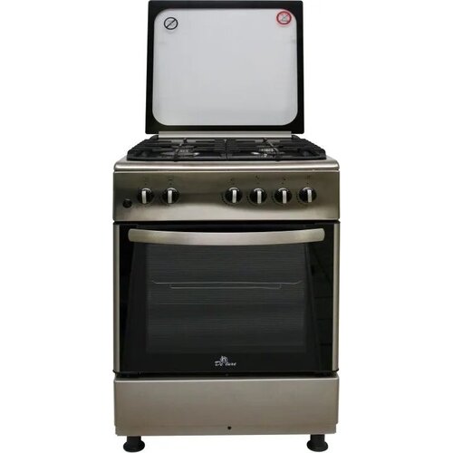 Газовая плита De Luxe 60604024-000гкрчр нерж сталь 3050500₽