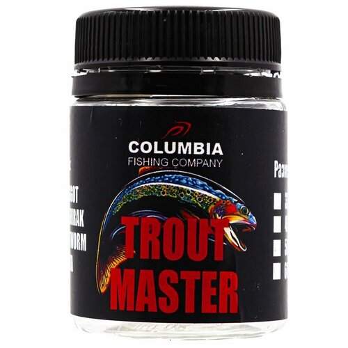 Силиконовая приманка Columbia TROUT MASTER 100 мм (Доширак) Сыр, Белый (12 шт)