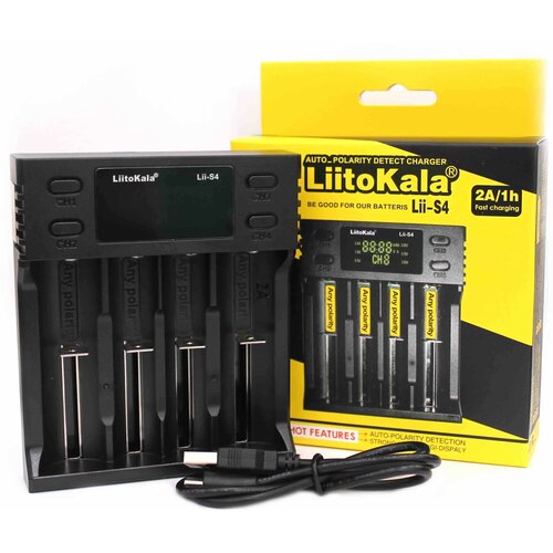 Зарядное устройство LiitoKala Lii-S4 зарядное устройство liitokala lii s4