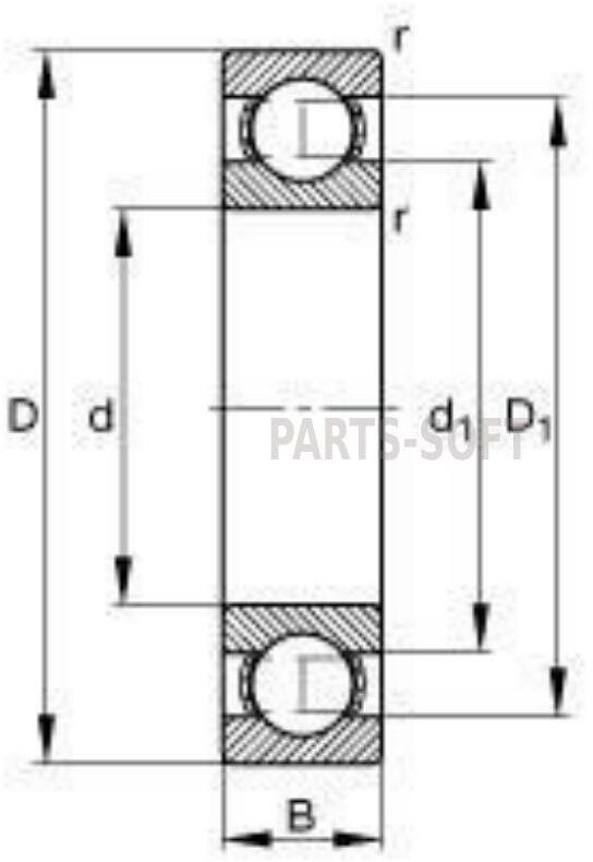 NSK 6301DDUC3 Подшипник 12/37/12, шариковый