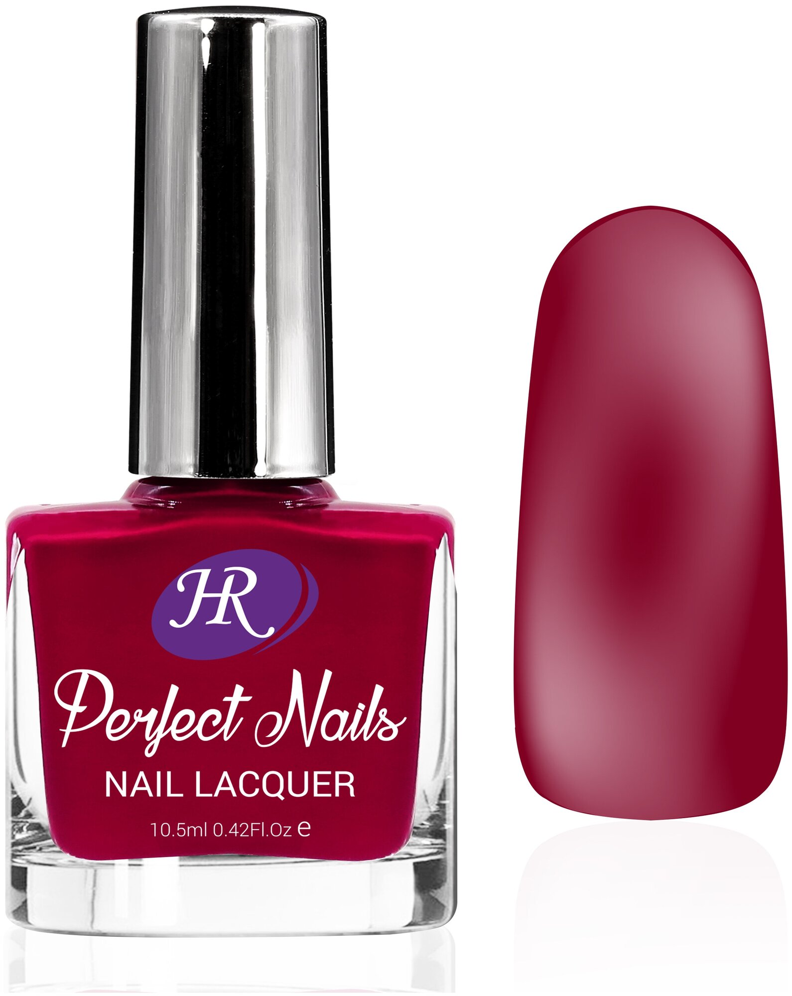 Лак для ногтей Holy Rose "Perfect Nails" тон №34 Бургундский, 12 мл