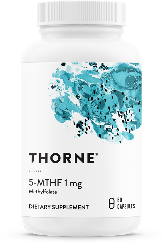 Метилфолат (Фолиевая кислота) 5-MTHF 1 mg Thorne Research 60 капсул