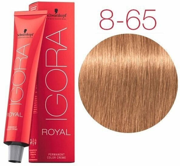 Schwarzkopf Professional Royal крем-краска, 8-65 светлый русый шоколадный золотистый, 60 мл