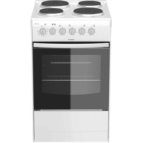 Плита Darina S EM 341 404 W электрическая 4 конфорки 50 л эмаль без гриля белая 4071700₽