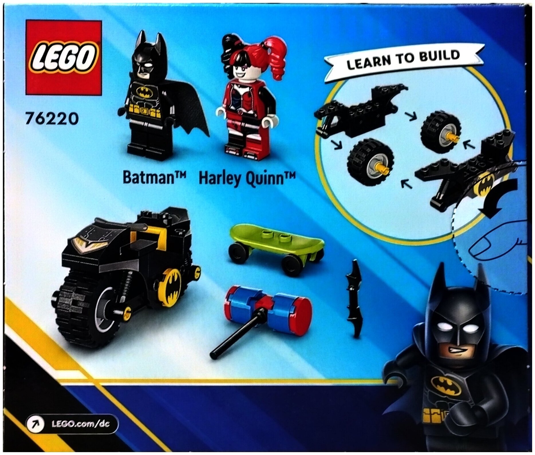 Конструктор LEGO ® DC Comics Super Heroes 76220 Бэтмен против Харли Квинн - фотография № 11