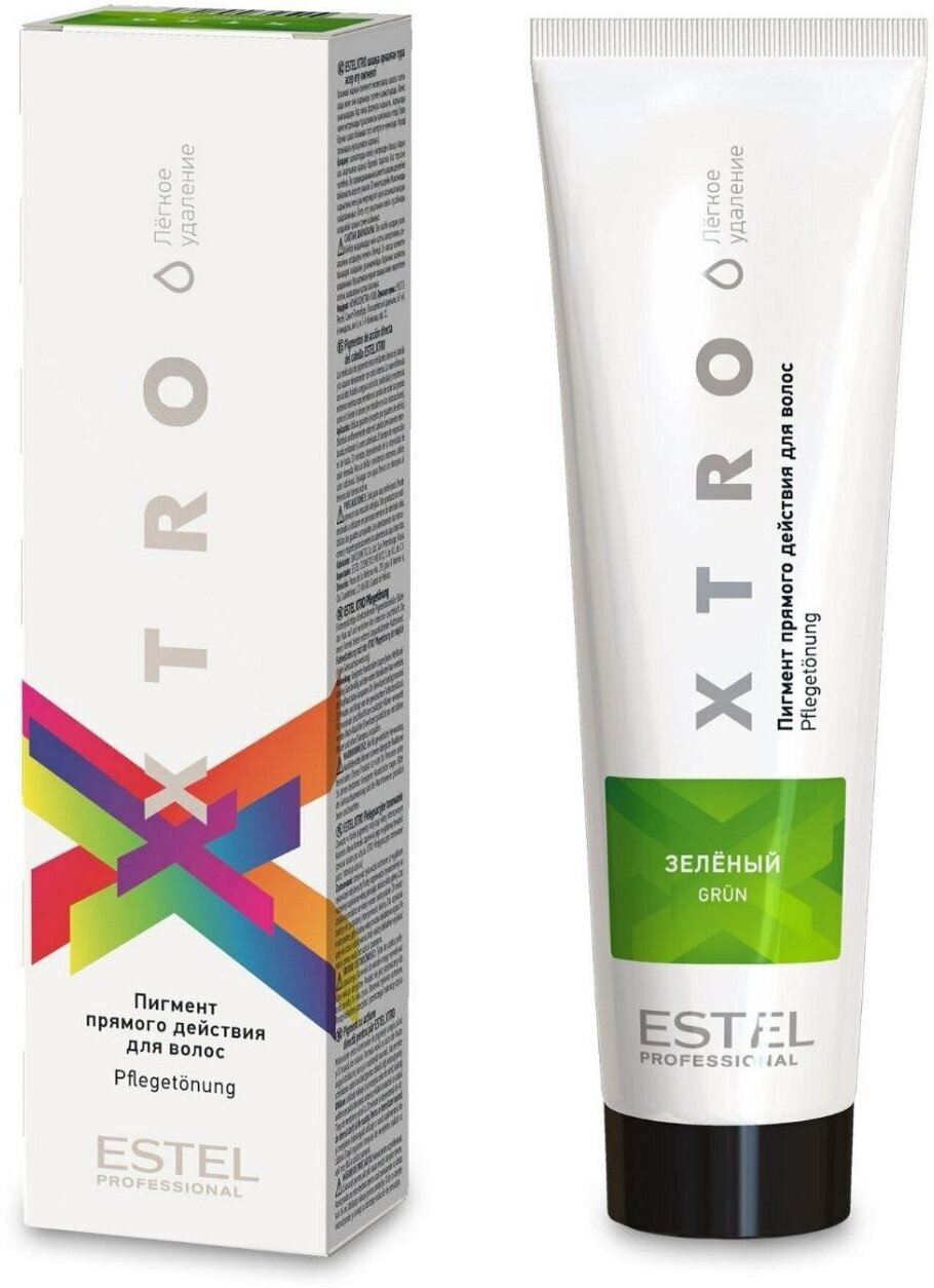 ESTEL пигмент прямого действия XTRO WHITE, зеленый, 60 мл