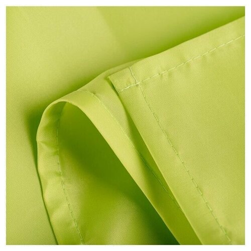 Занавеска (штора) Bright Colors для ванной комнаты тканевая 180х180 см., цвет зеленый