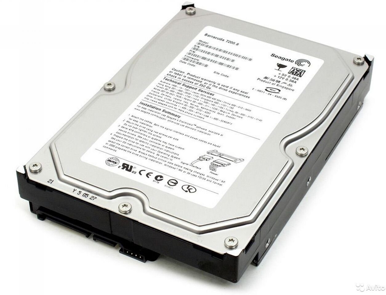 Внутренний жесткий диск Seagate ST3500418AS Barracuda 500 Гб