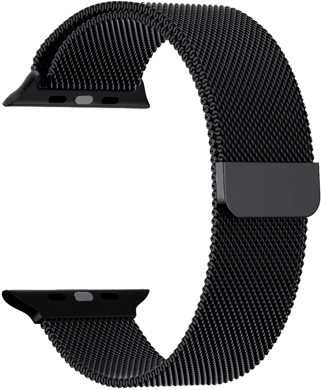 Ремешок для APL watch 42/44/45/49mm Milanese loop Чёрный (Black)