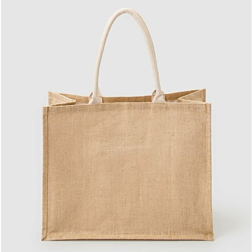 фото Сумка-шоппер из джута muji а4