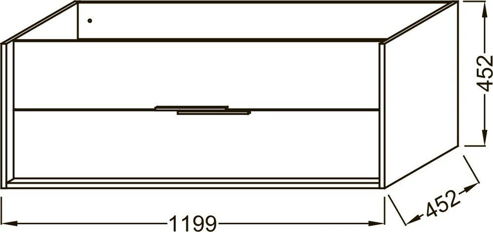 Тумба для комплекта Jacob Delafon Vivienne EB1669-J5-J54 белая блестящая, серый матовый - фото №2