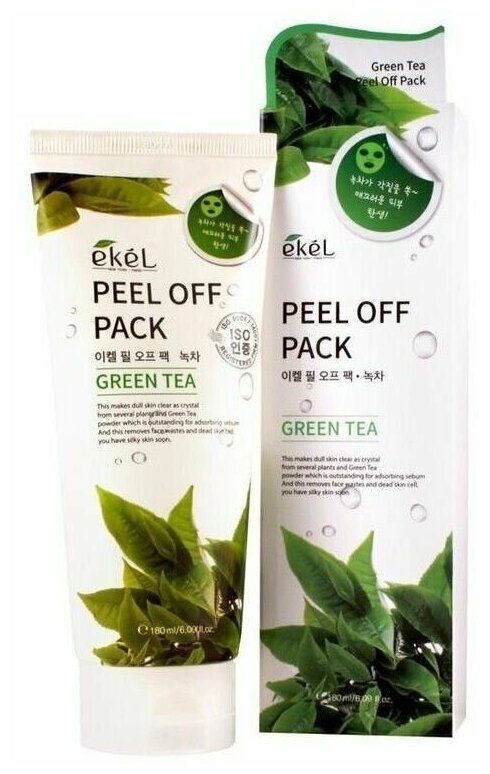Ekel Маска-пленка для лица с экстрактом зеленого чая, 180 мл G-N-450243002