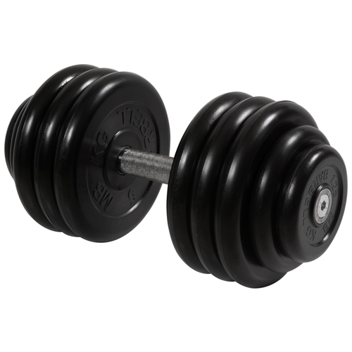 Гантель неразборная MB Barbell MB-FdbM-B серебристый гантель неразборная mb barbell mb fdbm b серебристый