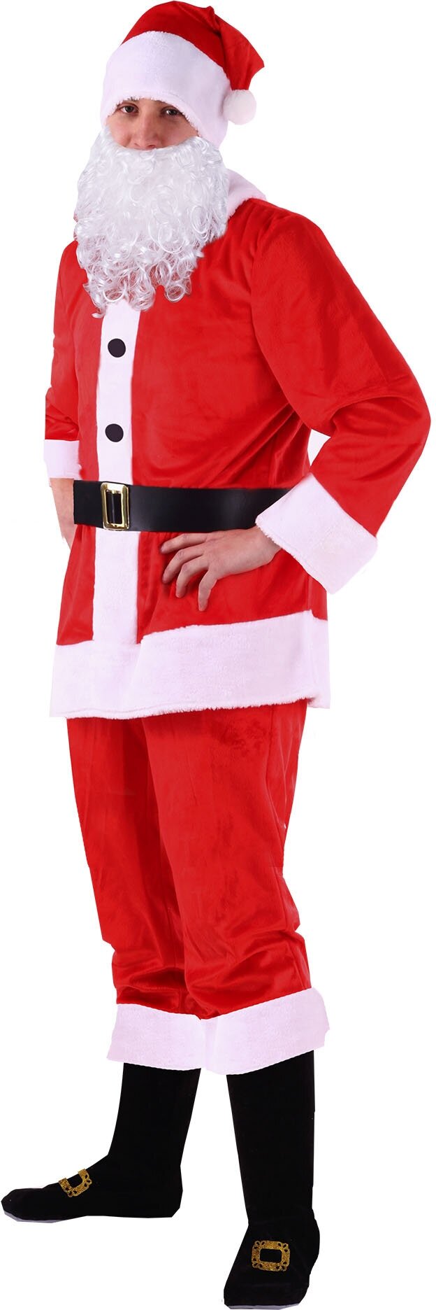 Костюм Санта Клаус (3023 к-21), размер 176, цвет мультиколор, бренд Пуговка