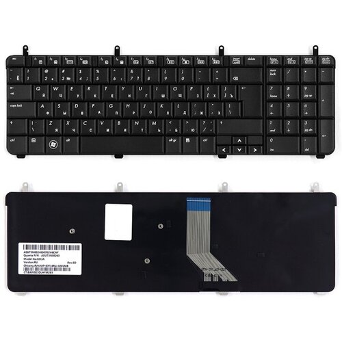 Клавиатура для HP Pavilion dv7-2015es черная