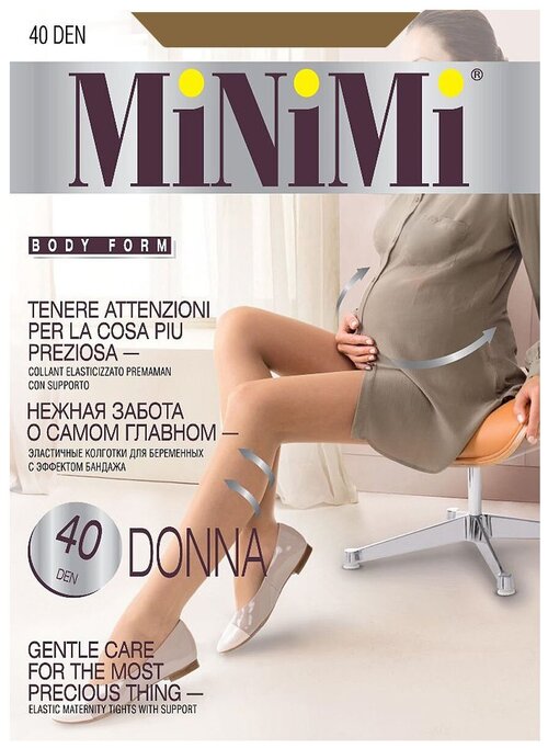 Колготки  MiNiMi Donna 40 размер 4, caramello