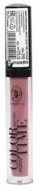 TF Cosmetics жидкая помада для губ Matte Color Time Lipcolor матовая, оттенок 215 Pastel