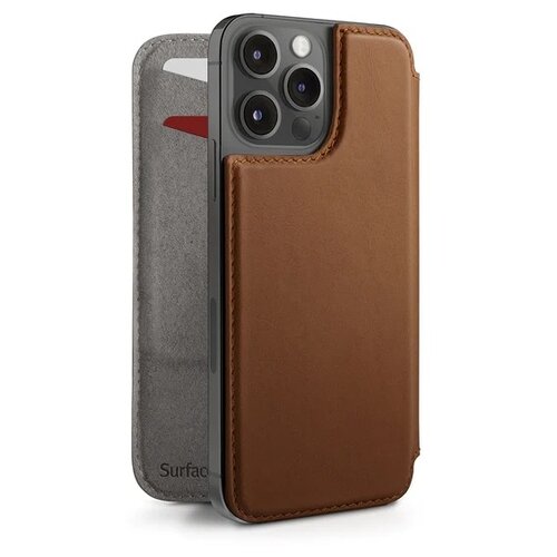 Чехол twelve south SurfacePad для Apple iPhone 13 Pro, cognac