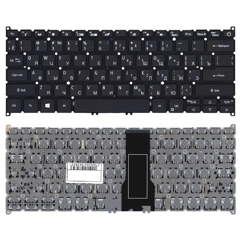 Клавиатура (keyboard) 1KAJZZ7005X для ноутбука Acer Spin 5 SP513-51, SP513-52N, SP513-52NP, SP513-53N, черная клавиатура для ноутбука acer spin 5 sp513 51 sp513 52n sp513 52np sp513 53n черная