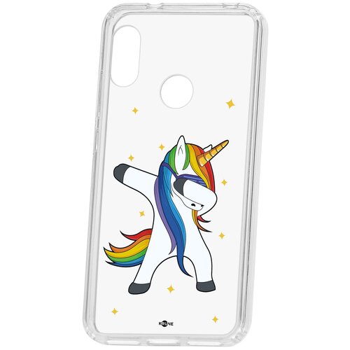 фото Чехол на huawei p20 kruche print единорожка кruче