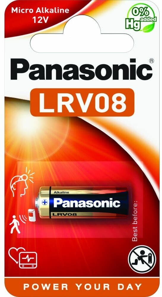 Батарейка Panasonic Micro Alkaline LRV08 Bli (LRV08L/1BE) - фото №3