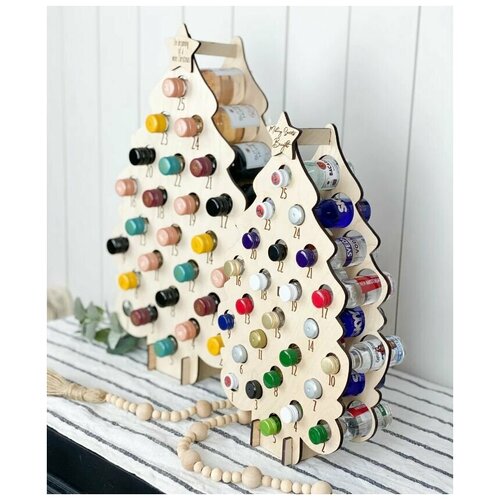 Адвент календарь новогодний от 1 числа до 31 для мини-бутылочек для коллекции миниатюрных напитков 2161₽