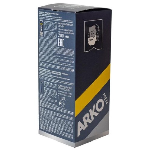 Подарочный набор ARKO Пена Hemp 200мл,станок Pro3 1 шт