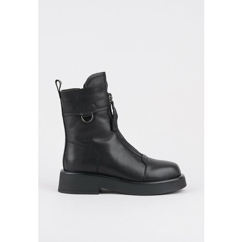 фото Ботинки mario berlucci, зимние,натуральная кожа, размер 38, черный