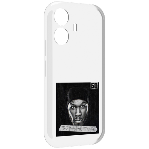 Чехол MyPads 50 Cent - The Kanan Tape для Vivo Y77E / Vivo iQOO Z6 Lite задняя-панель-накладка-бампер