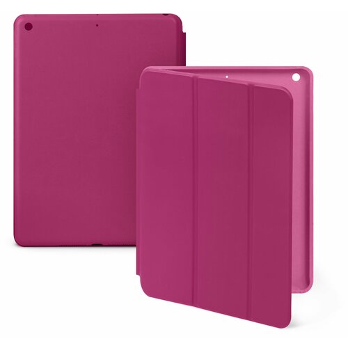 Чехол-книжка для iPad 5 (9.7, 2017 г.) / iPad 6 (9.7, 2018 г.) Smart Сase, розово-красный tablet case for apple ipad 5th 6th generation case 9 7 a1822 a1823 a1893 a1954 magnetic case smart cover funda ipad 2017 2018