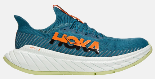 Кроссовки HOKA CARBON, размер 11.5US, синий, черный