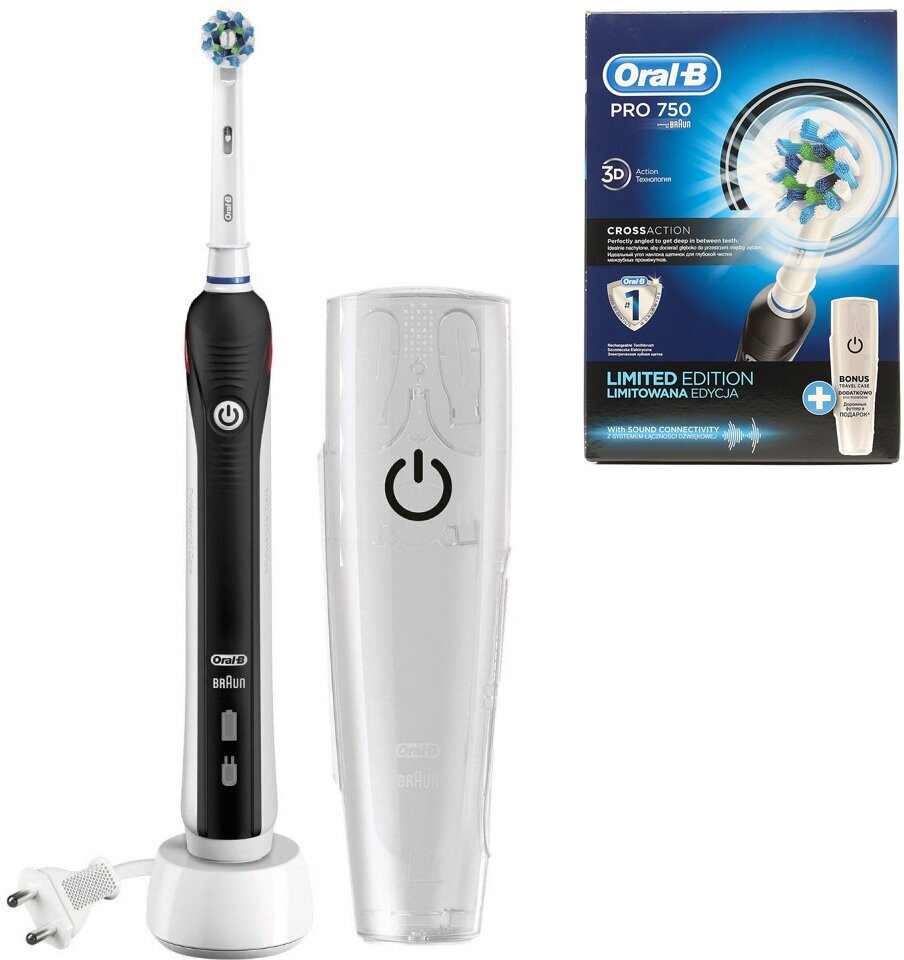 Электрическая зубная щетка Oral-B Pro 750 CrossAction