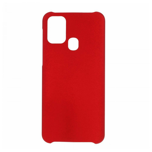 DF Чехол-накладка с микрофиброй для Samsung Galaxy M31 SM-M315F (red)