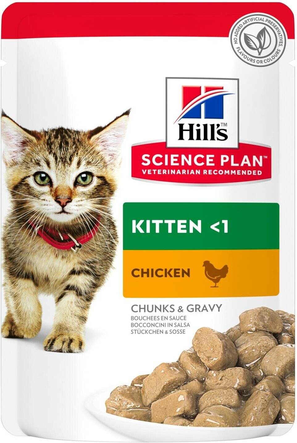 HILL'S SP Kitten Healthy Development Пауч д/котят с Курицей, соус