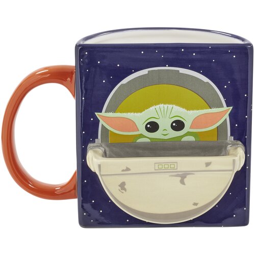 фото Кружка керамическая funko star wars mandalorian: the child: figural mug drink time
