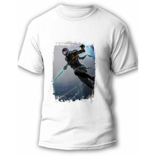 фото Футболка, размер l, белый будь на стиле