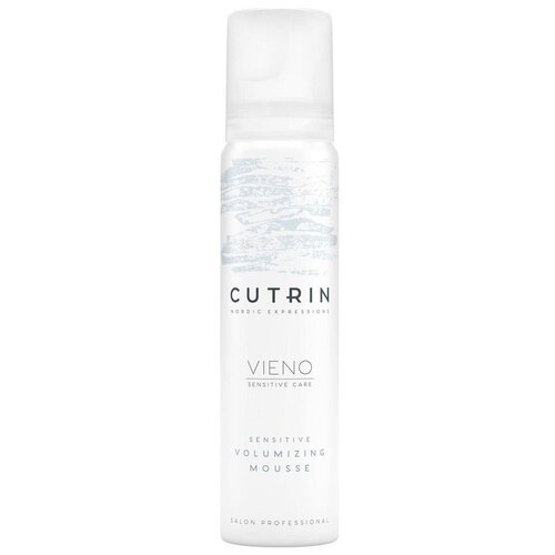 Cutrin Мусс для объема Vieno Sensitive Volumizing Mousse легкой фиксации, 100 мл cutrin мусс muoto weightless volumizing mousse 200 мл