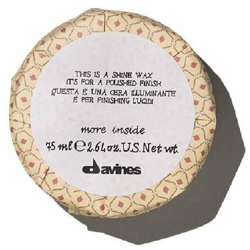 Воск блеск для глянцевого финиша Davines Shine Wax, 75мл