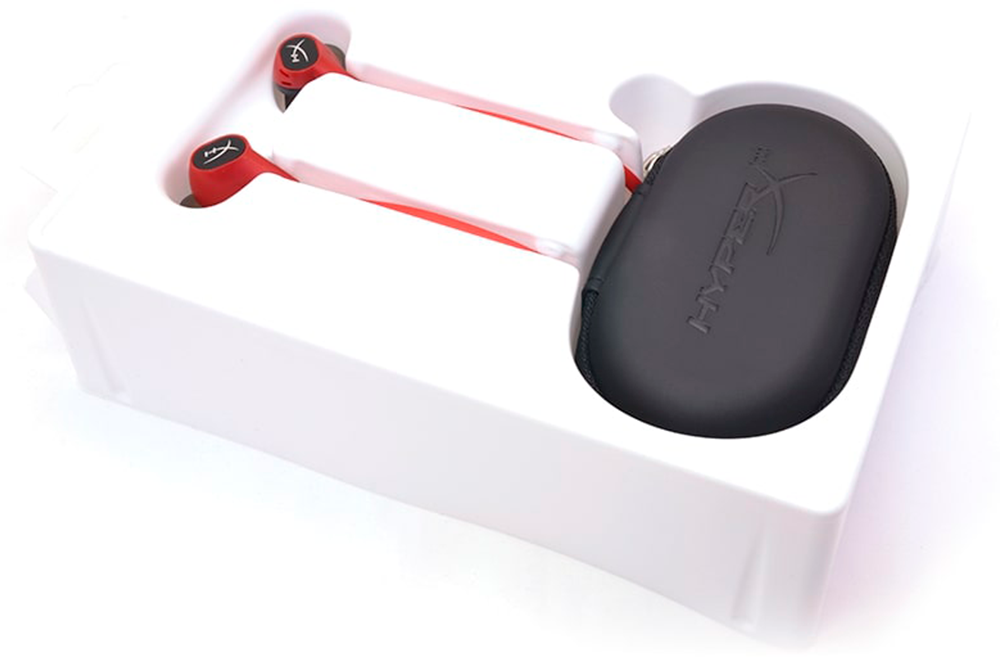 Наушники с микрофоном HYPERX Cloud Earbuds, 3.5 мм, вкладыши, красный [hx-hsceb-rd] - фото №6