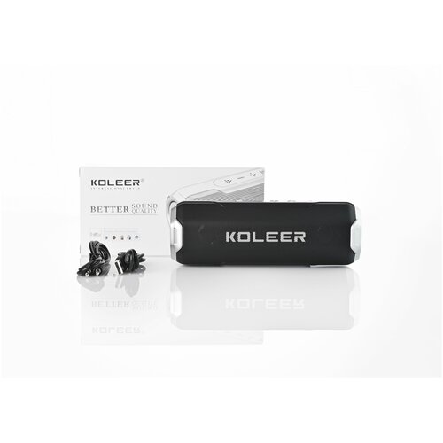 Портативная беспроводная акустика KOLEER better sound quality Серебристая 178900₽