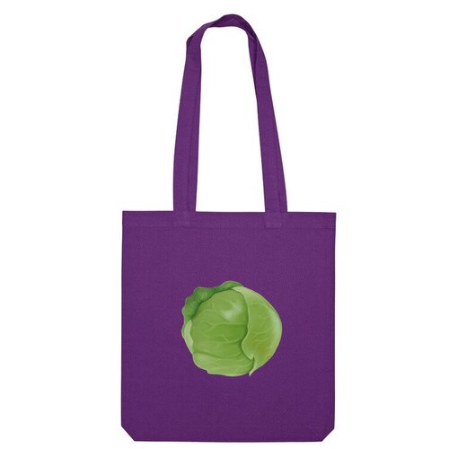 фото Сумка шоппер us basic, фиолетовый