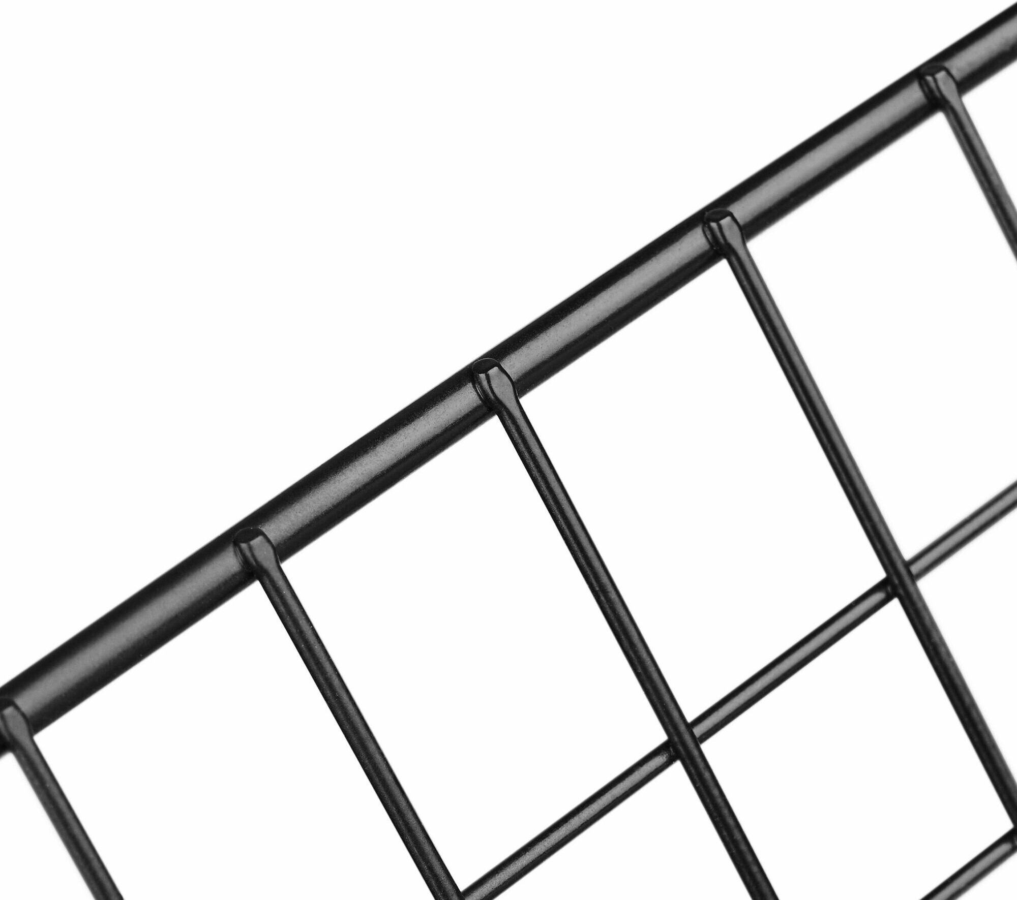 Полка-органайзер 39х24х15 см., цвет черный - фотография № 5