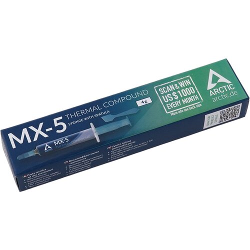 Термопаста Arctic Cooling MX-5 Thermal Compound (4 г) термопаста arctic cooling mx 4 20 грамм