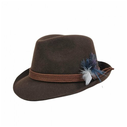 Тирольская шляпа коричневая Bavarian hat