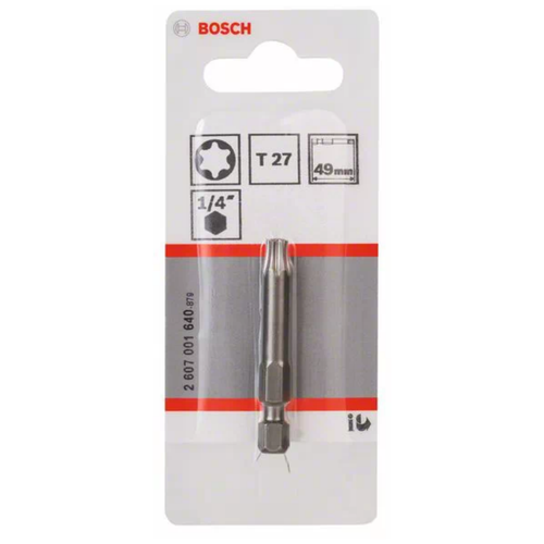 Бита BOSCH Extra Hard 49 мм T27 1шт