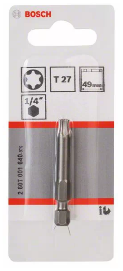 Bosch 1 БИТ 49ММ Torx T27 XH 2607001640 .