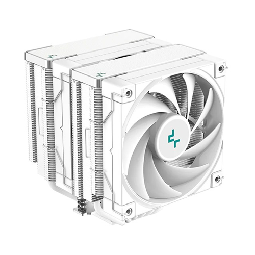 Кулер для процессора DEEPCOOL AK620 WH LGA20XX/1700/1200/115X/AM5/AM4 (8шт/кор, TDP 260W, PWM, DUAL Fan 120mm, 6 тепл. трубок, белый) RET (AK620 WH) кулер deepcool ak620 lga20xx 1200 115x am4 am3 am2 fm2 fm1 8шт кор tdp 260w pwm dual fan 120mm 6 тепл трубок черный ret