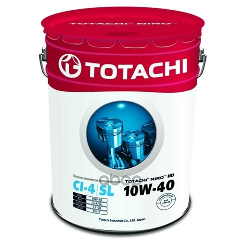 TOTACHI 10w-40 Niro Hd Ci-4/Sl, Acea E7 19л (Полусинт. Мотор. Масло)