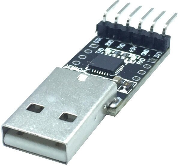 USB-TTL (USB-UART) программатор (CP2102), 6-pin, 1 шт.